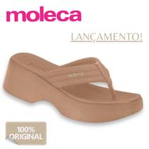 Sandalia Moleca Original Anabela Plataforma Conforto Lançamento Tamanco Flatform Beira Rio Tratorada