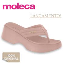 Sandalia Moleca Original Anabela Plataforma Conforto Lançamento Tamanco Flatform Beira Rio Tratorada