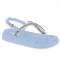 Sandalia Moleca Original Feminina Papete Flat Chinelo Chinela Strass Slide Rasteira Rasteirinha