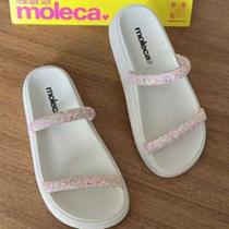 sandália moleca original glitter