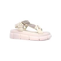 Sandalia Moleca Papete Flatform 5483.109 Branco Off