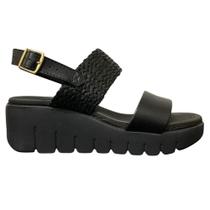 Sandália moleca salto anabela ref: 5536.109 feminino