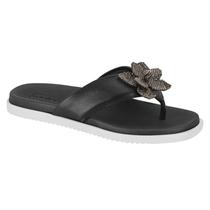 Sandália Moleca Strass Rasteira Chinelo Feminina Brilho Flatform Confortável Tira Slide Casual Moderno Original Pedrarias Elegante Calce Fácil