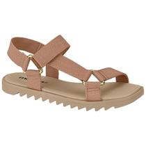 Sandalia Moleca Tratorada Rasteira Flatform Feminina Casual