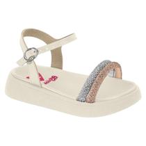 Sandalia Molekinha Baby Turim/Tira Pronta Strass - 2733.101