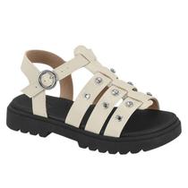 Sandália Molekinha Casual - Infantil - Branco off