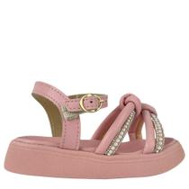 Sandália Molekinha Feminina Tira Trançada Strass 2733103 Sandália Molekinha Feminina Tira Trançada Strass 2733103