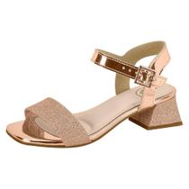 Sandalia Molekinha Glitter Metalizada Sandalia Molekinha Glitter Metalizada