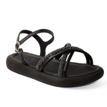 Sandália Molekinha Infantil Menina Strass Fivela 2359.102