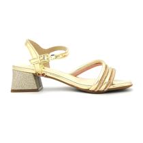 Sandalia Molekinha Original Salto Alto Brilho Menina 127