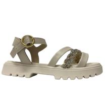 Sandália molekinha strass ref: 2344.128 menina