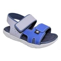 Sandalia Molekinho Azul Cinza Meninos Resistente Leve -
