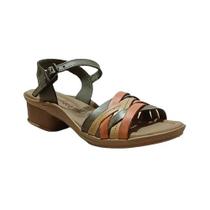 Sandália Monique Couro Salvia New Face Feminina 24353 Sandália Monique Couro Salvia New Face Feminina 24353