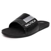 Sandália Nautica Bower - Preta/Prata - Tamanho 7 Sandália Nautica Bower - Preta/Prata - Tamanho 7