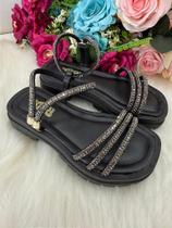 Sandália Nilqi Rafaela Preto - Confortável e Elegante para Crianças Sandália Nilqi Rafaela Preto - Confortável e Elegante para Crianças