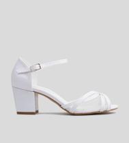 Sandália Noiva Tela CBK Velvet Branco