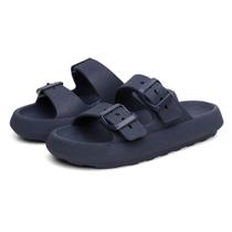 Sandália Nuvem Feminina Sola Borracha Macia Tira Dupla com Fivela Para Dia a Dia Descolado Sandália Nuvem Feminina Sola Borracha Macia Tira Dupla com Fivela Para Dia a Dia Descolado