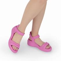 Sandália Nuvem Piccadilly Marshmallow Anabela Calce Fácil Leve Confortavel