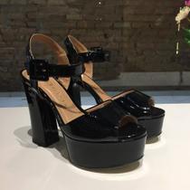 Sandália Offline Verniz Preta - 5234.20987