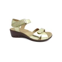 Sandalia Opananken Anabela Anatomica 42613L1 Ouro Light