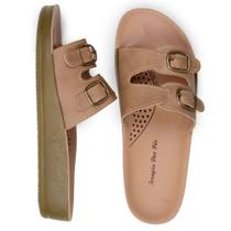 Sandália Ortopédica Confortável Feminina Papete Slide Dores nos Pés Terapia dos Pés Bege Sandália Ortopédica Confortável Feminina Papete Slide Dores nos Pés Terapia dos Pés Bege