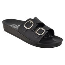 Sandália Ortopédica Feminina para Esporão Joanete Preta NB02