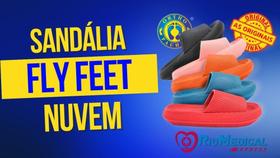 Sandalia ortopedica fly feet nuvem azul tamanho 34/35