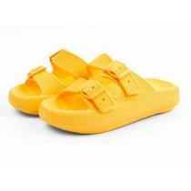 Sandália Ortopédica Fly Feet Nuvem City Amarelo Ortho Pauher