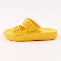 Sandália Ortopédica Fly Feet Nuvem City Ortho Pauher Amarelo 38/39