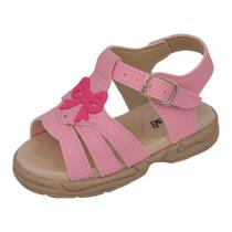 Sandália Ortopédica Infantil Menina Laço Rosa