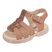 Sandália Ortopédica Infantil Menino Trançada Marrom Claro Sandália Ortopédica Infantil Menino Trançada Marrom Claro