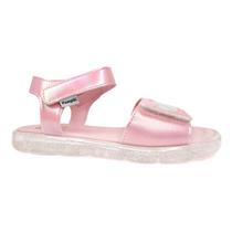 Sandalia pampili infantil com led 697021 (06) - rose