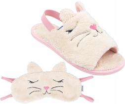 Sandália Pantufa Fluffy Pampili 649.004 - Cor:Nude/Rosa Glace - Tamanho:37/38