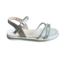 Sandália Papaete Strass Mini Sua Cia 704700630 Infantil Feminino