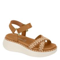 Sandália Papete Anabela Flatform Vizzano Confortavel 6519102