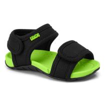 Sandália Papete Bebê Klin Like Preto/Verde Sandália Papete Bebê Klin Like Preto/Verde