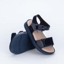 Sandália Papete Bebê Mar e Cor Summer Marinho