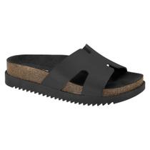 Sandália Papete Casual Feminina Moleca 5500-100 Sandália Papete Casual Feminina Moleca 5500-100