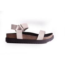 Sandália Papete Casual Feminina Moleca 5500-101 Plataforma