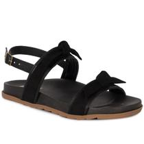 Sandália Papete Chinelo Feminino Fivela Enfeite Laço Sandália Papete Chinelo Feminino Fivela Enfeite Laço
