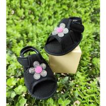 Sandalia Papete de Bebê Recém-Nascidos Macia Passeio Casuais Meninas Sandalia Papete de Bebê Recém-Nascidos Macia Passeio Casuais Meninas