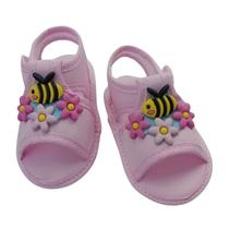 Sandalia Papete de Bebê Recém-Nascidos Macia Passeio Casuais Meninas Sandalia Papete de Bebê Recém-Nascidos Macia Passeio Casuais Meninas