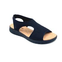 Sandália Papete Elástico Comfortflex Calce Fácil 23-51402 Preto