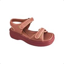 Sandalia Papete Feminina Azaleia Plataforma com ajuste Vera