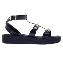 Sandália Papete Feminina Beira Rio 8487.210 Preta Sandália Papete Feminina Beira Rio 8487.210 Preta