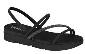Sandalia Papete Feminina Beira Rio Ref.8387.530 - Preto