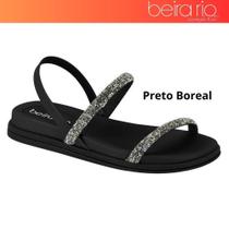 Sandália Papete Feminina Beira Rio Tira Pronta Strass Brilho Glamour Conforto Sandália Papete Feminina Beira Rio Tira Pronta Strass Brilho Glamour Conforto