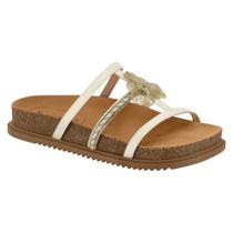 Sandália Papete Feminina com Flor e Tiras Delicadas Beira Rio 8523.131 Sandália Papete Feminina com Flor e Tiras Delicadas Beira Rio 8523.131