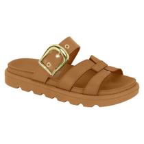 Sandália Papete Feminina Fivela - Caramelo - Vizzano Marrom Sandália Papete Feminina Fivela - Caramelo - Vizzano Marrom