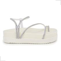 Sandalia Papete Feminina Flat Com Strass Confortável Leve Sandalia Papete Feminina Flat Com Strass Confortável Leve